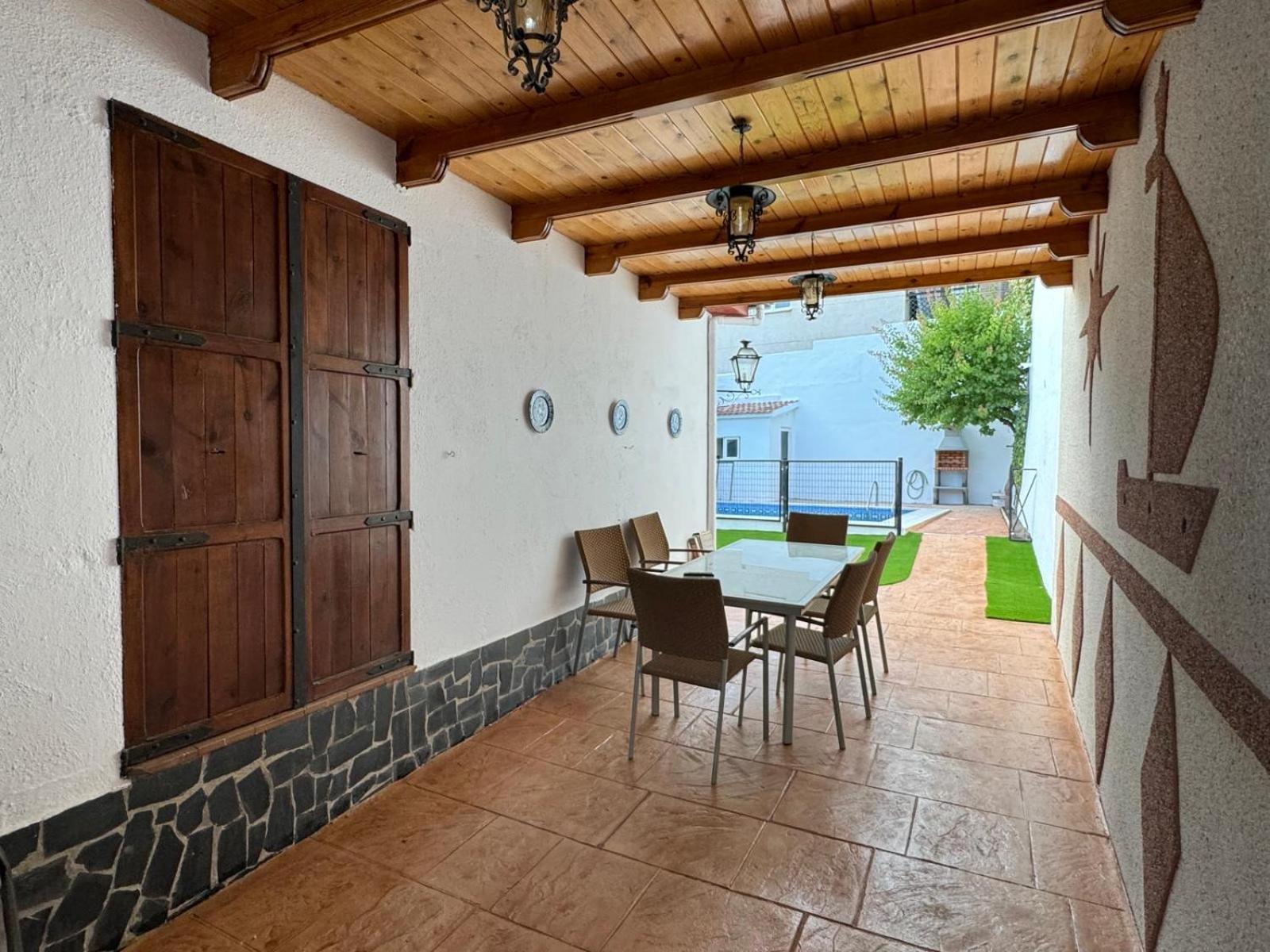 Casa Rural Vistablanca En Una Sola Planta Con Bonitas Vistas Y Piscina - Junto A La Capital Y La Alhambra Cenes De La Vega Esterno foto