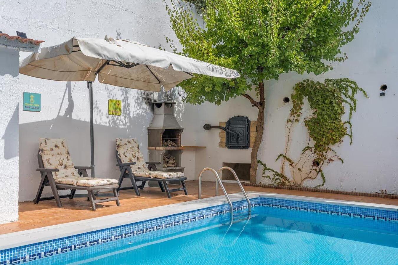 Casa Rural Vistablanca En Una Sola Planta Con Bonitas Vistas Y Piscina - Junto A La Capital Y La Alhambra Cenes De La Vega Esterno foto