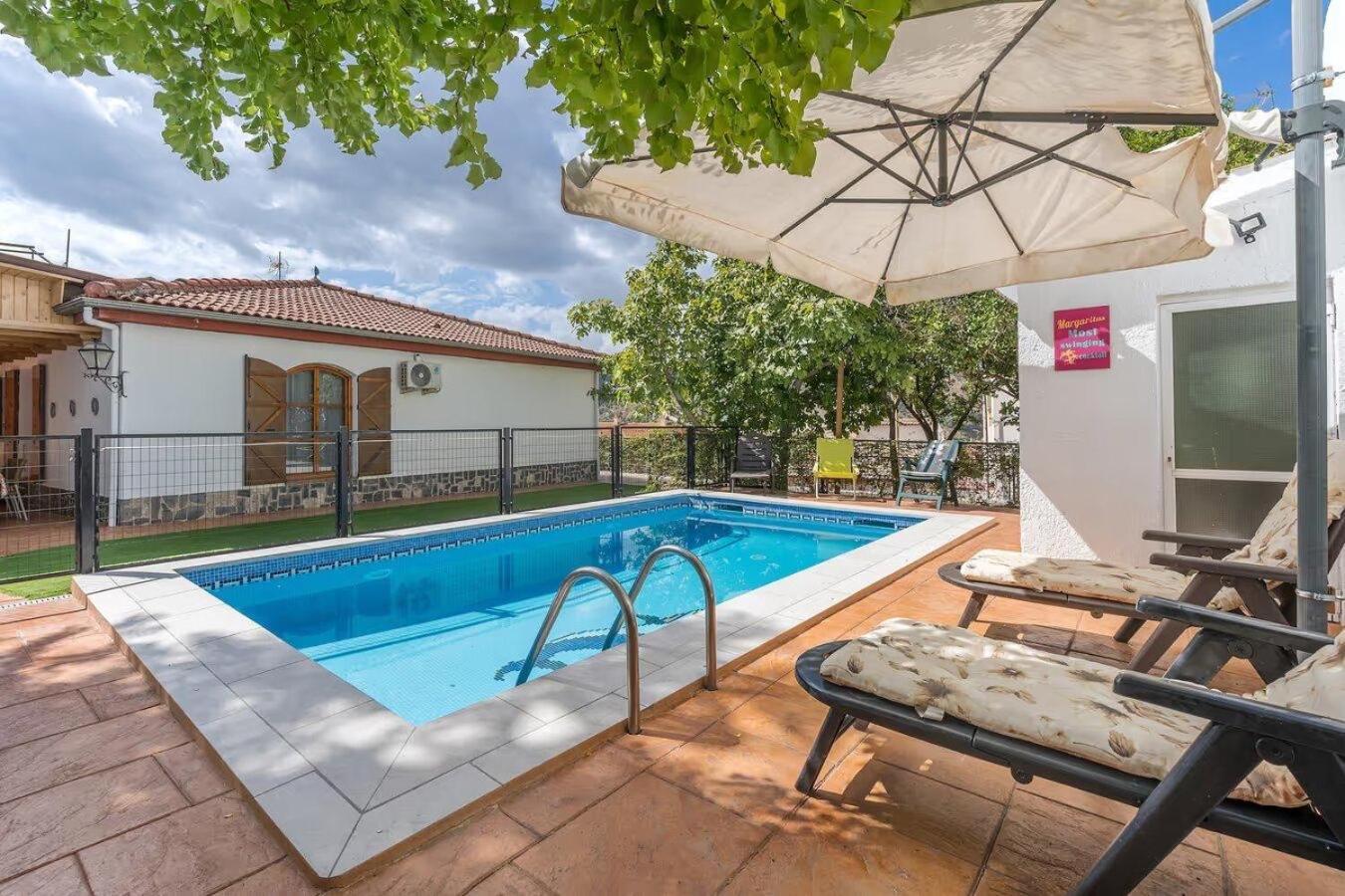 Casa Rural Vistablanca En Una Sola Planta Con Bonitas Vistas Y Piscina - Junto A La Capital Y La Alhambra Cenes De La Vega Esterno foto